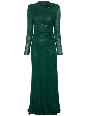 Self Portrate 3D レースオーバーレイ マキシドレス ロングドレス  