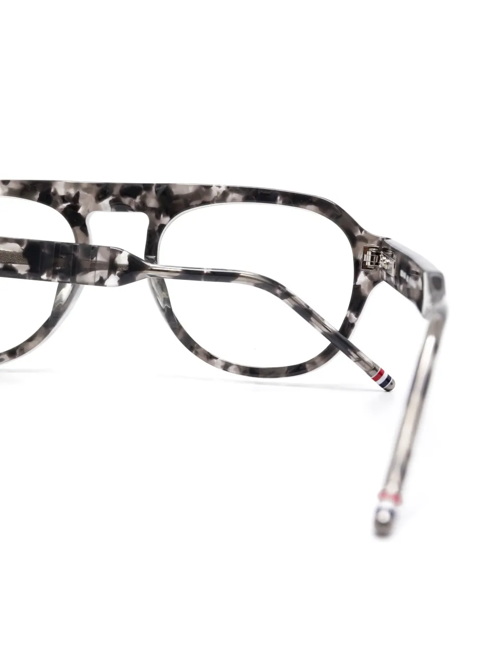 Thom Browne Eyewear Zonnebril met piloten montuur Grijs