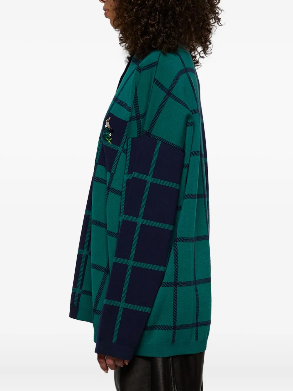 LOEWE Geruite polotop Groen