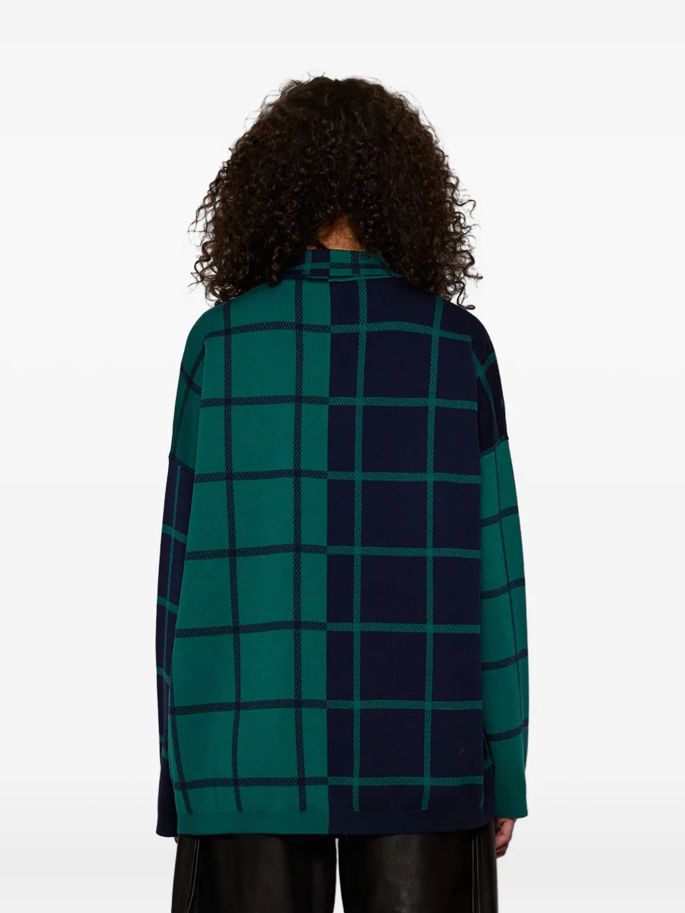 LOEWE Geruite polotop Groen