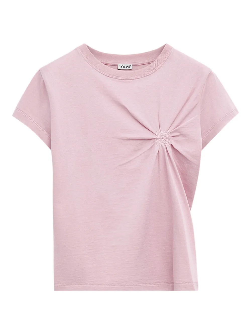 twist-detail T-shirt