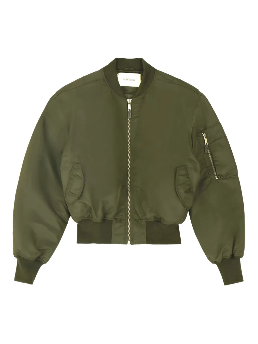 ENTIRE STUDIOS puffe-sleeve bomber jacket | Green | Image 1