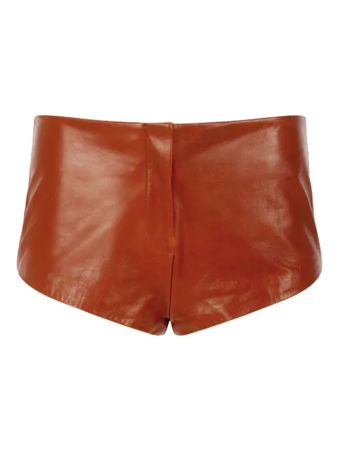 ENTIRE STUDIOS leather mini shorts