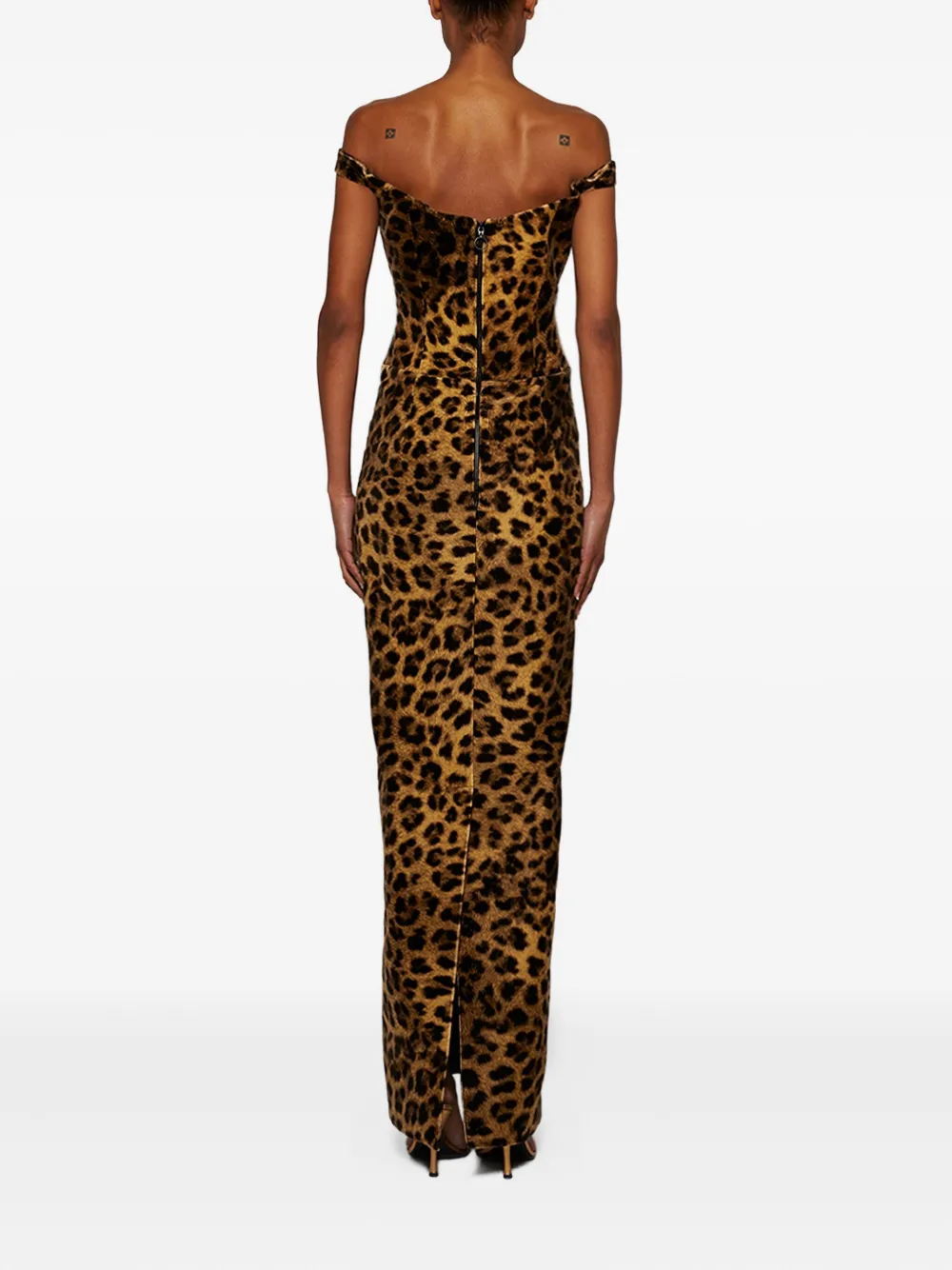 The New Arrivals Ilkyaz Ozel Shakti jurk Bruin