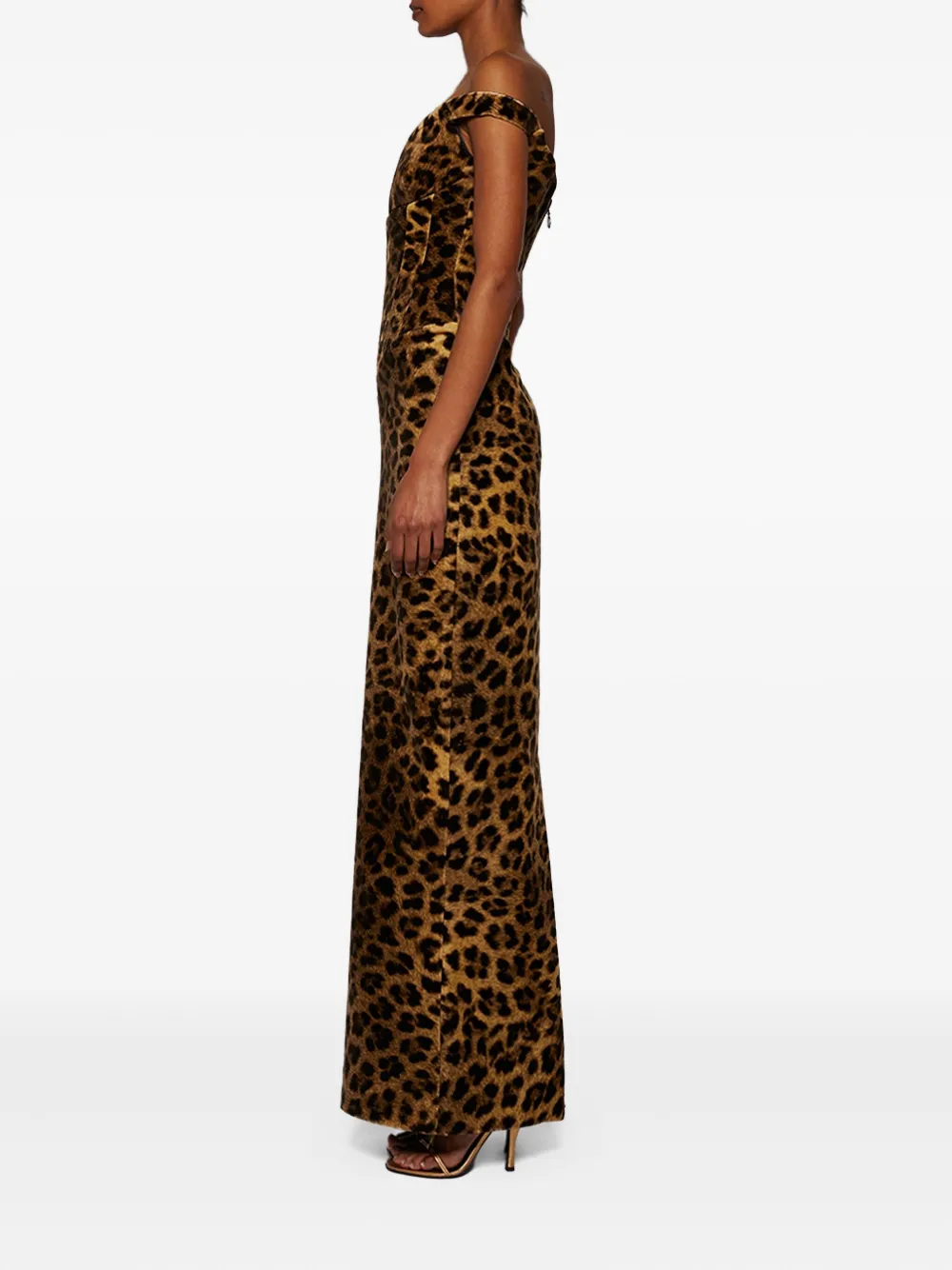 The New Arrivals Ilkyaz Ozel Shakti jurk Bruin