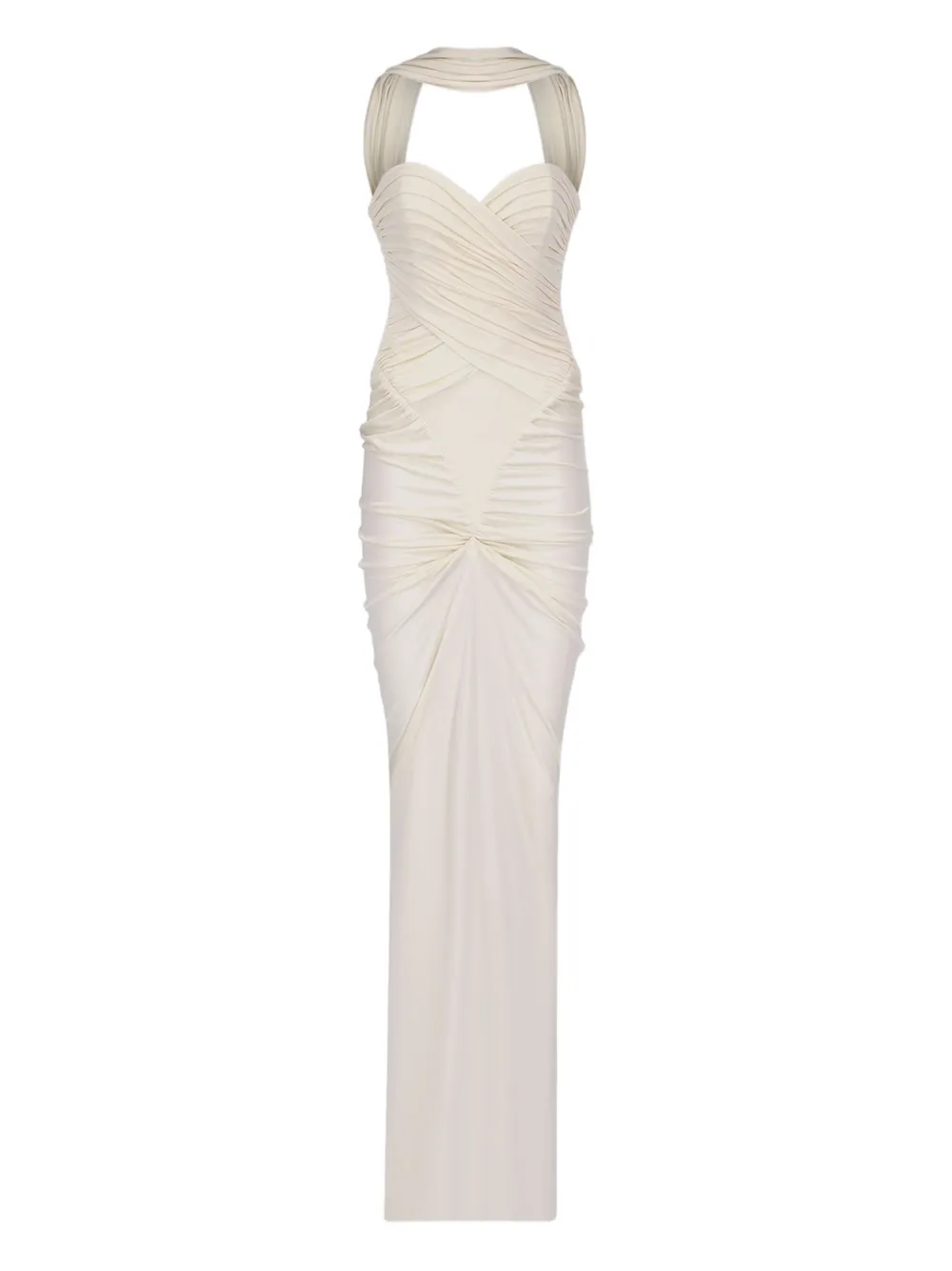 The New Arrivals Ilkyaz Ozel Samsara dress Beige