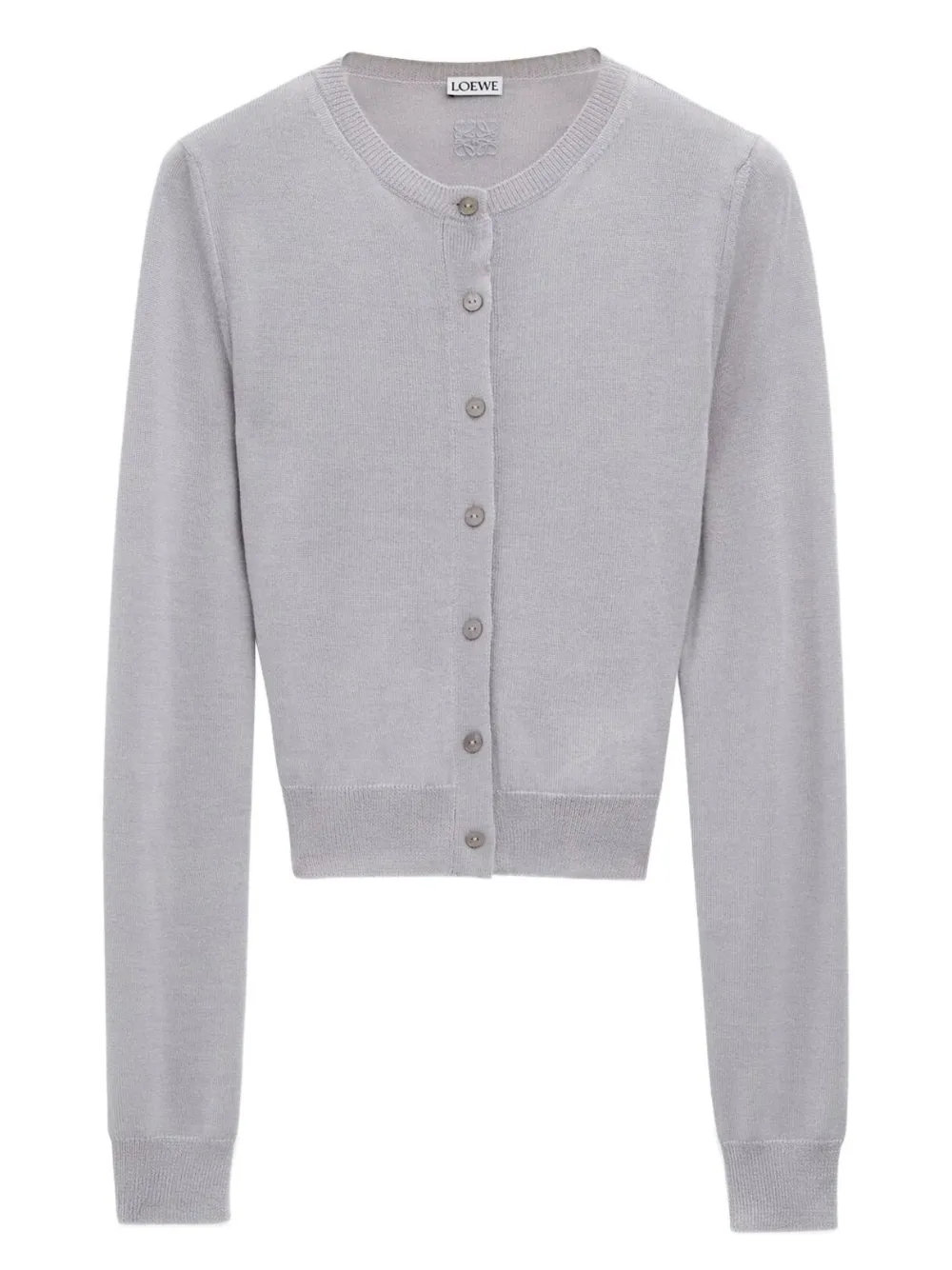 LOEWE Fijngebreid vest Grijs