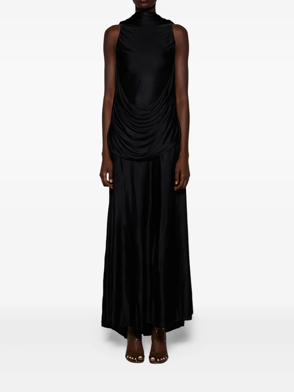 LOEWE Anagram maxi-jurk Zwart