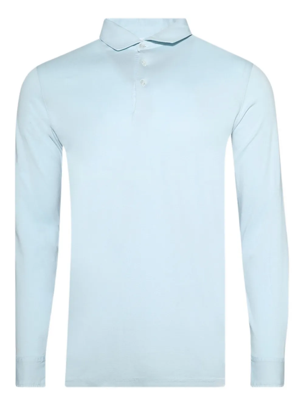 long-sleeve polo shirt