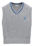 LOEWE cotton vest - Grey