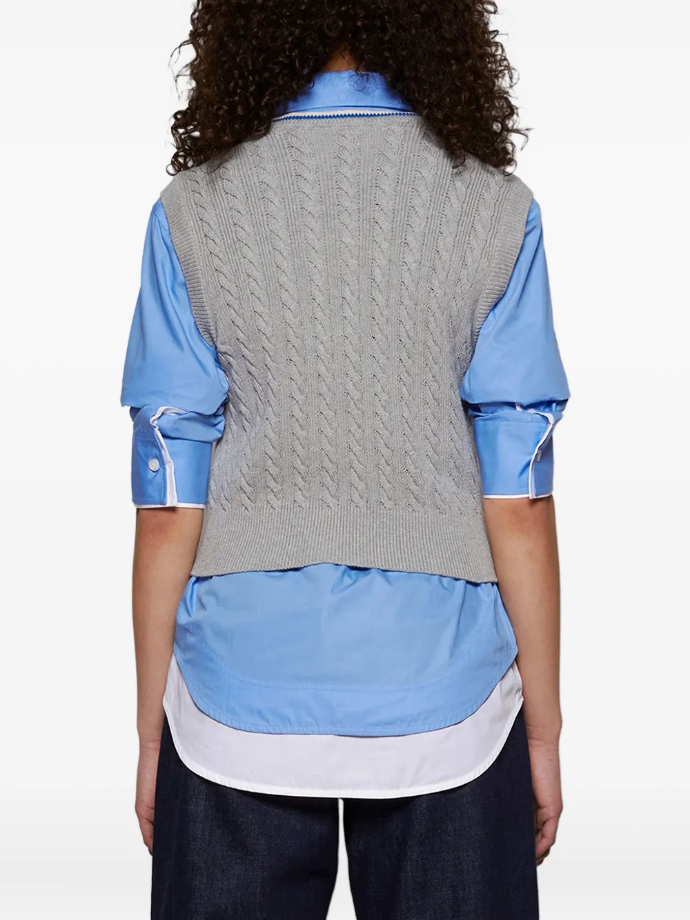 LOEWE Katoenen top Grijs