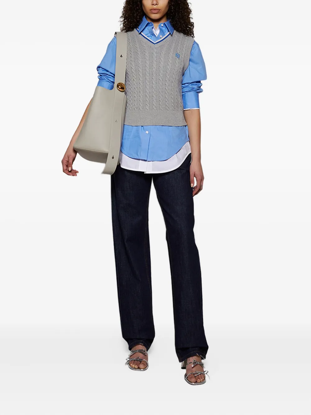 LOEWE camiseta con cuello redondo | Chalecos y camisetas | Image 2