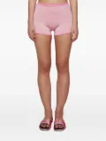 Calle Del Mar micro stripes mini shorts - Pink