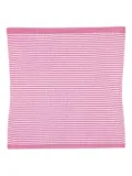 Calle Del Mar micro-stripe tube top - Pink