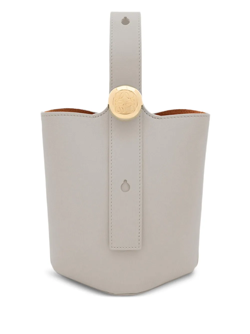 leather bucket bag