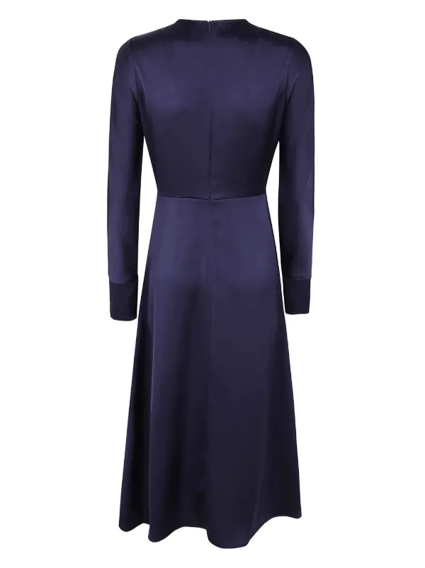 drhope satin midi dress Velvi - Aspen Midi Dress - Champagne Satin Slip Dress