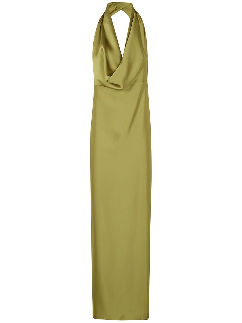 draped maxi dress