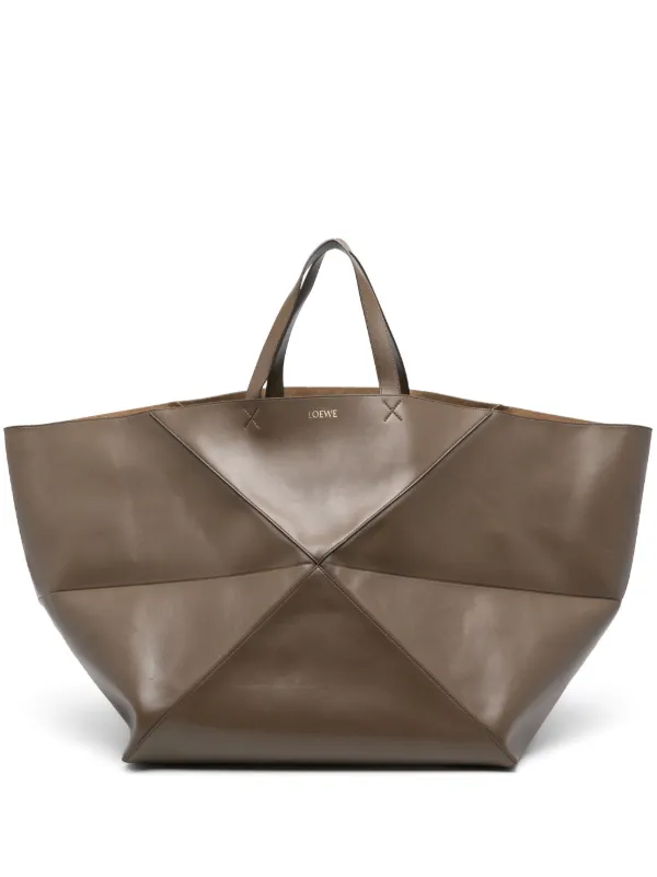 Loewe Pre-Owned パズル フォルド ハンドバッグ XL | ブラウン