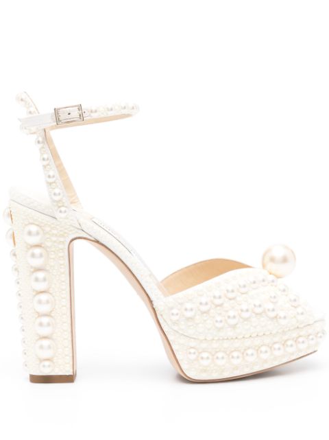 Jimmy Choo Pre-Owned 135mm Sacaria sandals