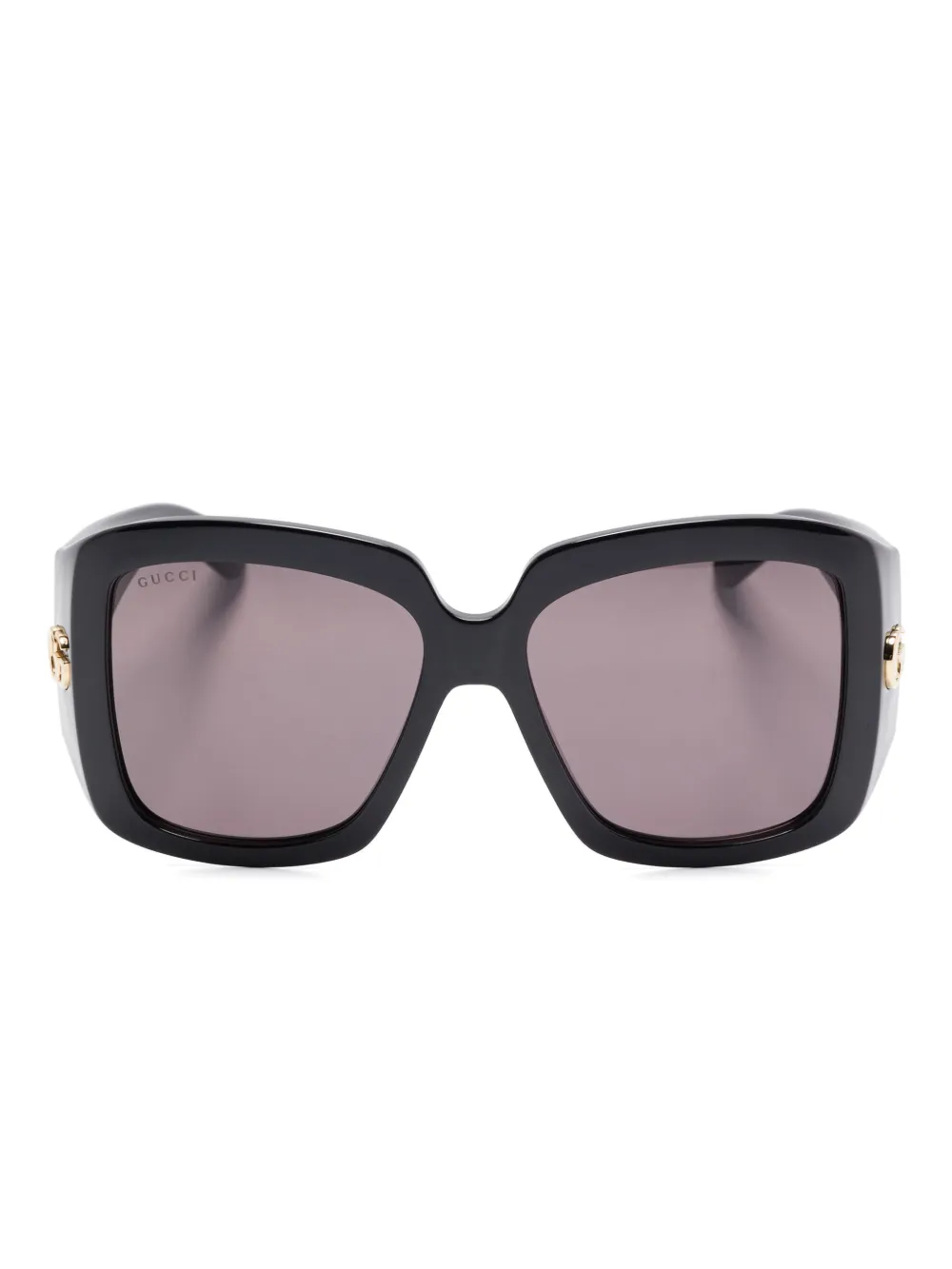 Gucci Pre-Owned oversize-frame sunglasses – Black