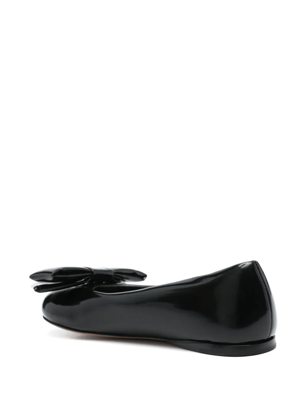 Pre-owned Loewe Puffy Ballet Flats In Black