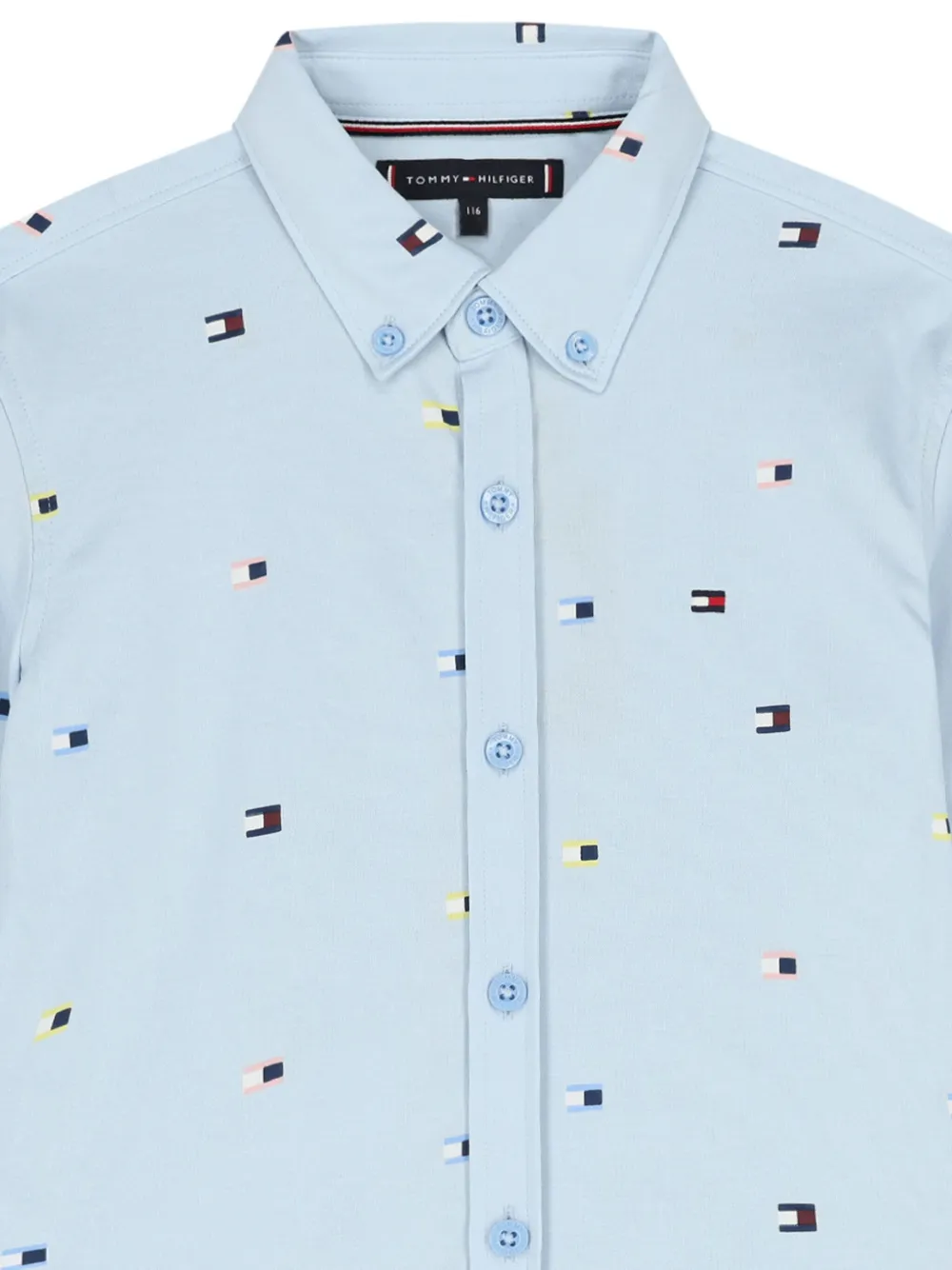 Tommy Hilfiger Junior Shirt met logo Blauw