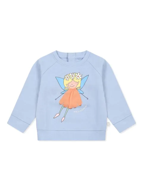 Stella McCartney Kids sudadera con estampado gráfico