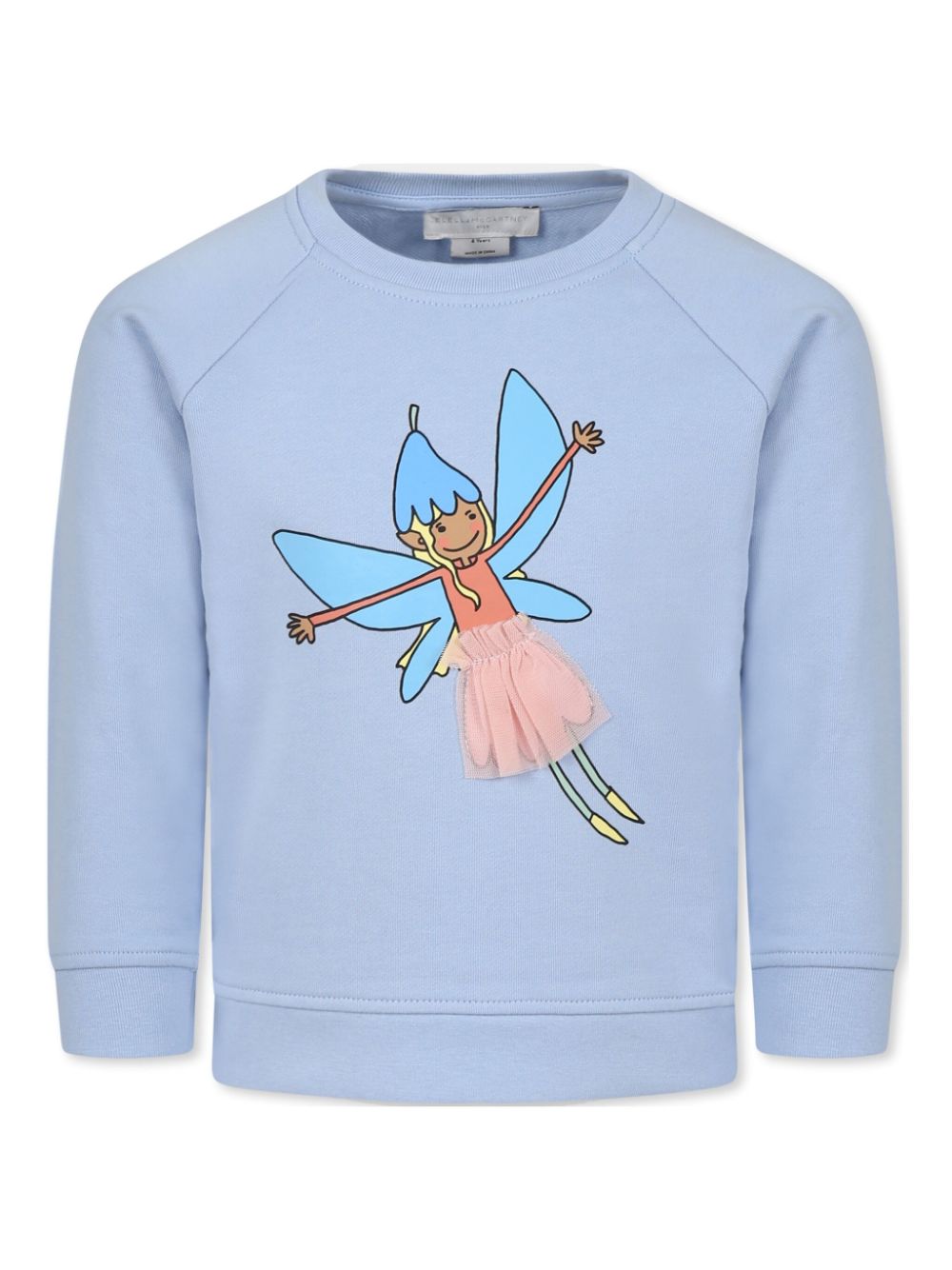 Stella McCartney Kids graphic-print sweatshirt Blauw