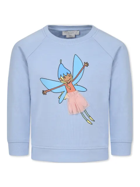 Stella McCartney Kids Felpa con stampa grafica
