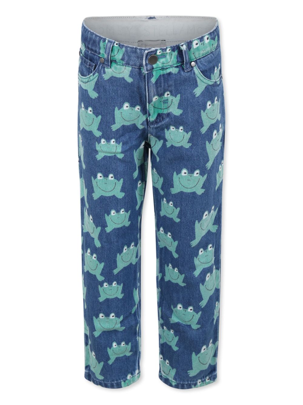 Stella McCartney Kids Jeans met print Blauw