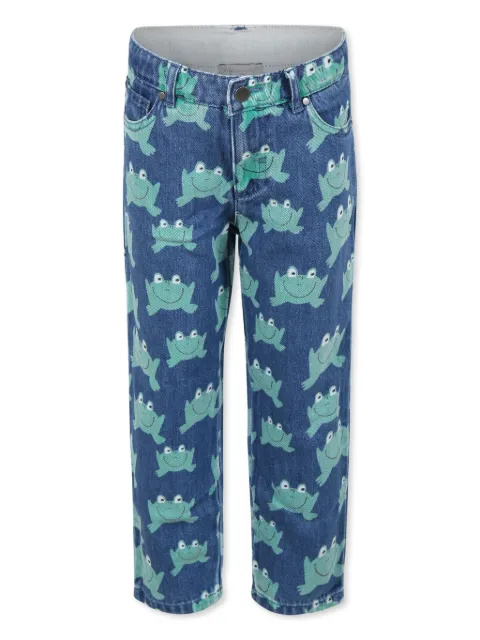 Stella McCartney Kids Calça jeans com estampa