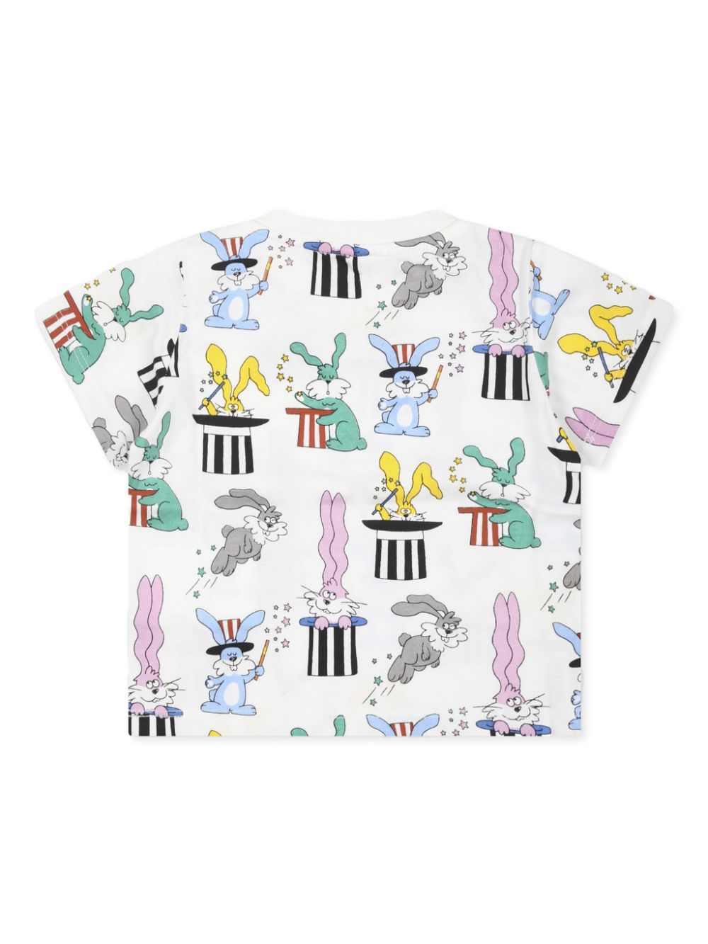 Stella McCartney Kids cartoon-print T-shirt - Wit