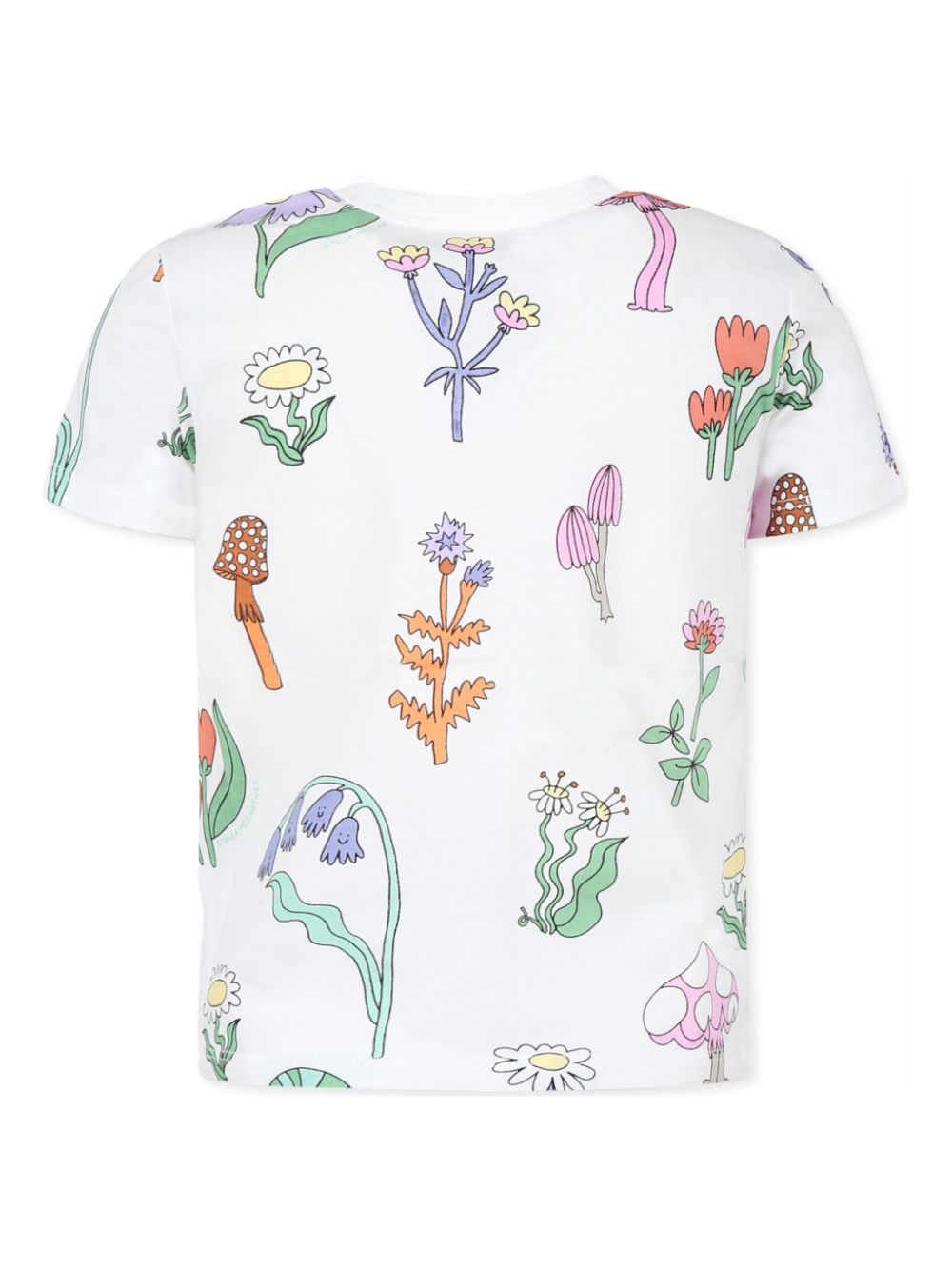 Stella McCartney Kids illustration-style print T-shirt - Wit