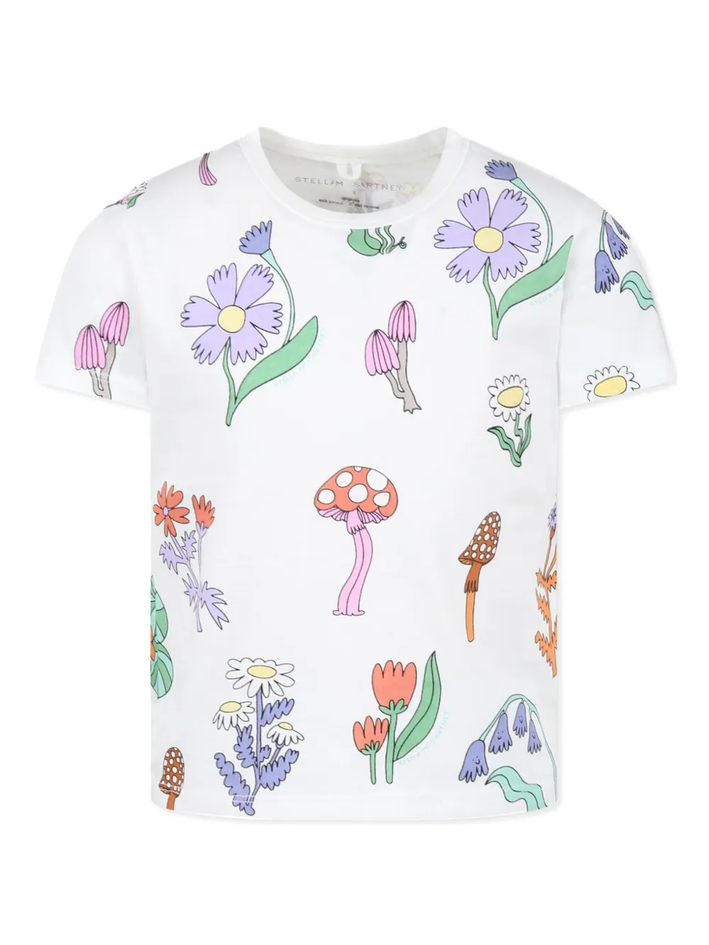 Stella McCartney Kids playera con ilustración estampada | blanco | Image 1