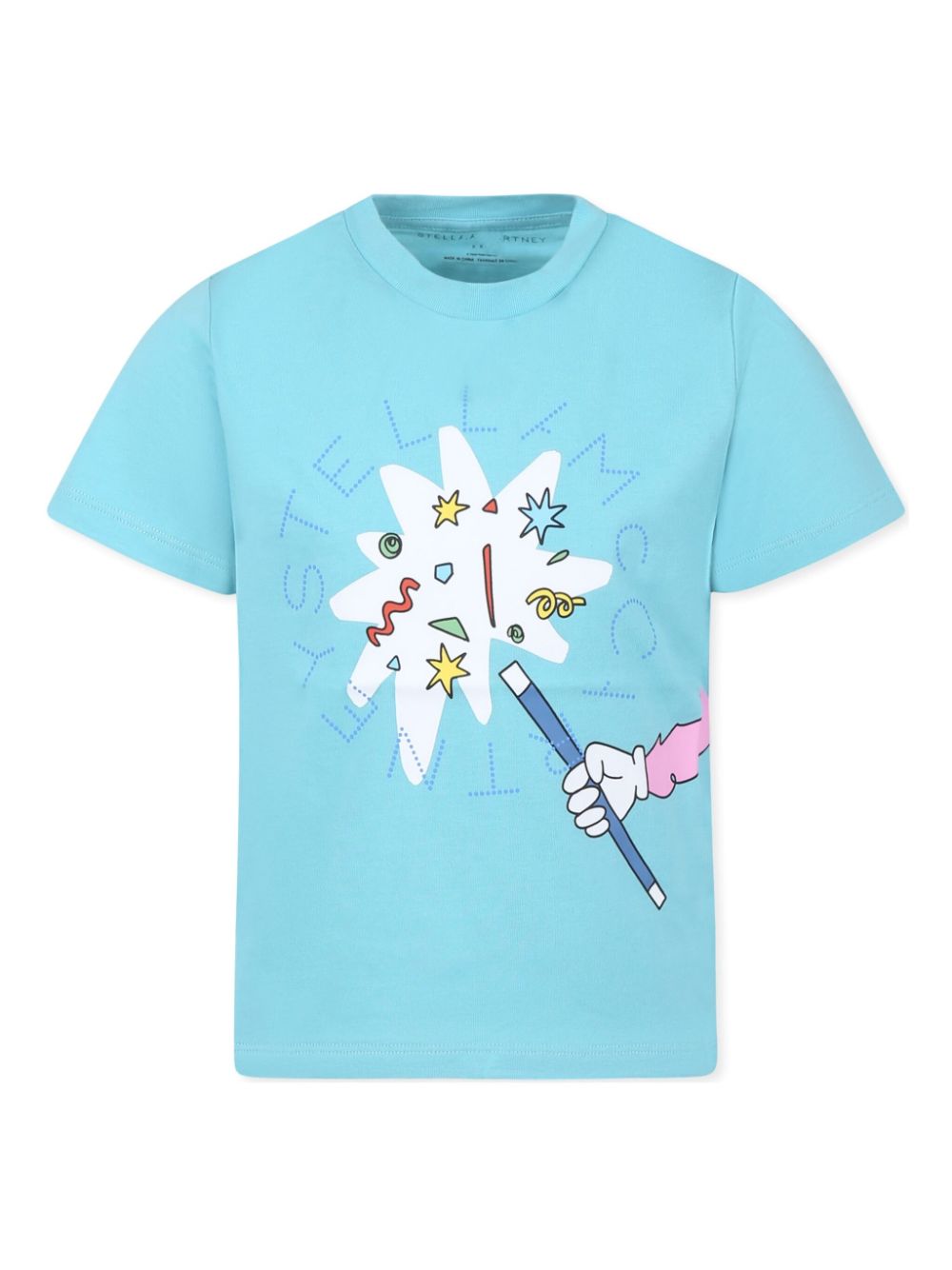 Stella McCartney Kids printed T-shirt - Blue