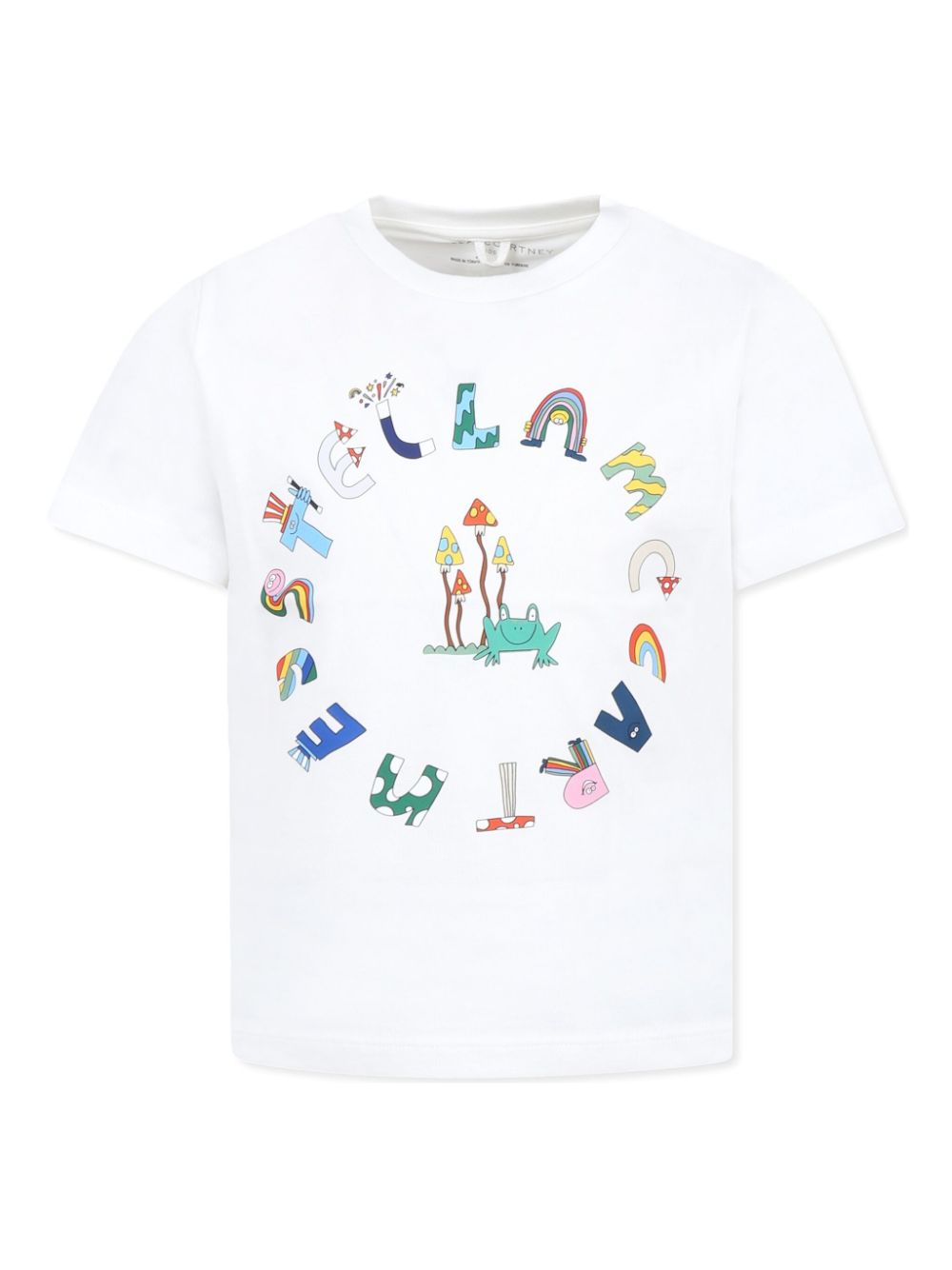 Stella McCartney Kids logo-print T-shirt - White