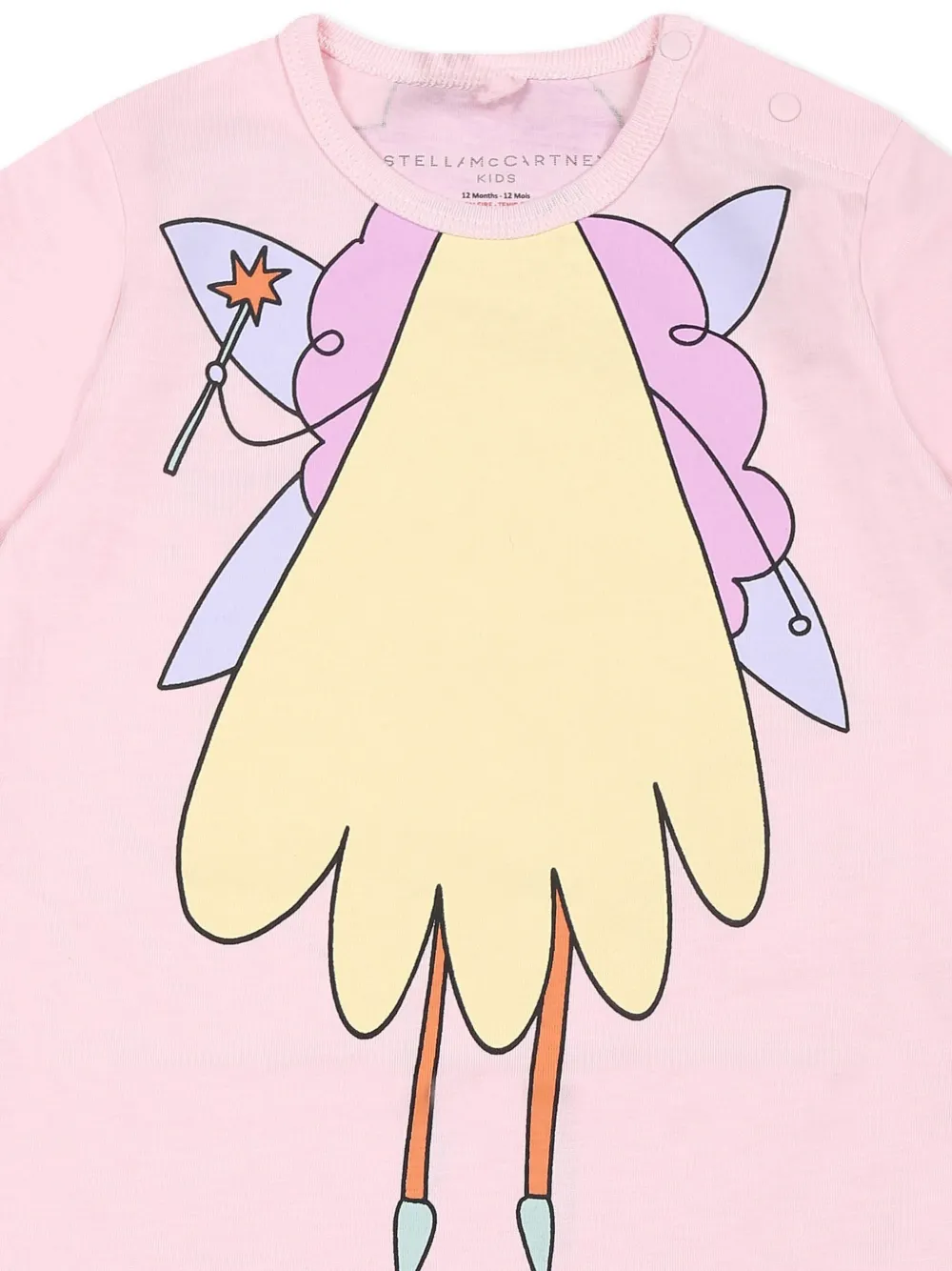 Stella McCartney Kids Romper met feeëenprint Roze