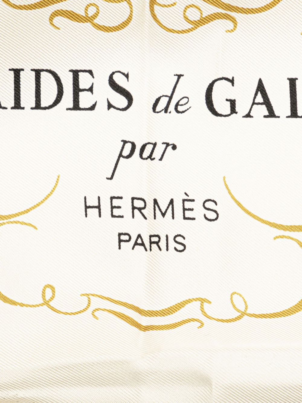 Hermès Pre-Owned 20th Century Brides de Gala Silk Scarf scarves - Wit