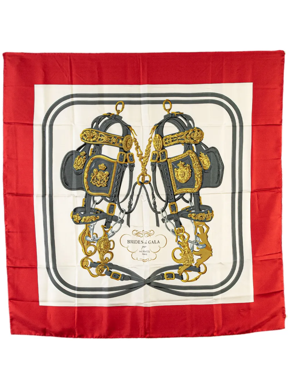 Affordable Hermes 20th Century Brides de Gala Silk Scarf scarves Women