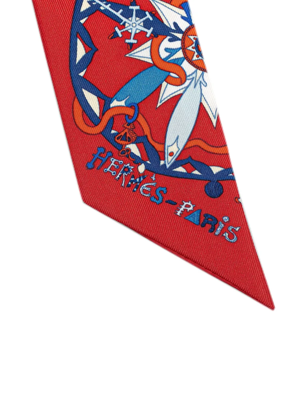 Affordable Hermes 20th Century La Folle Parade Silk Twilly Scarf scarves Women