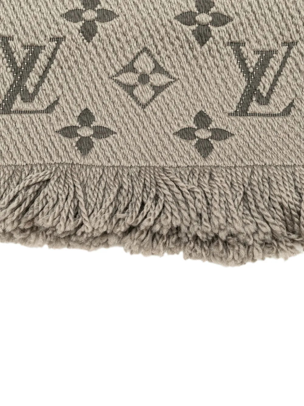 Louis Vuitton Pre-Owned 2000-2022 Logomania Wool Scarf scarves - Grijs