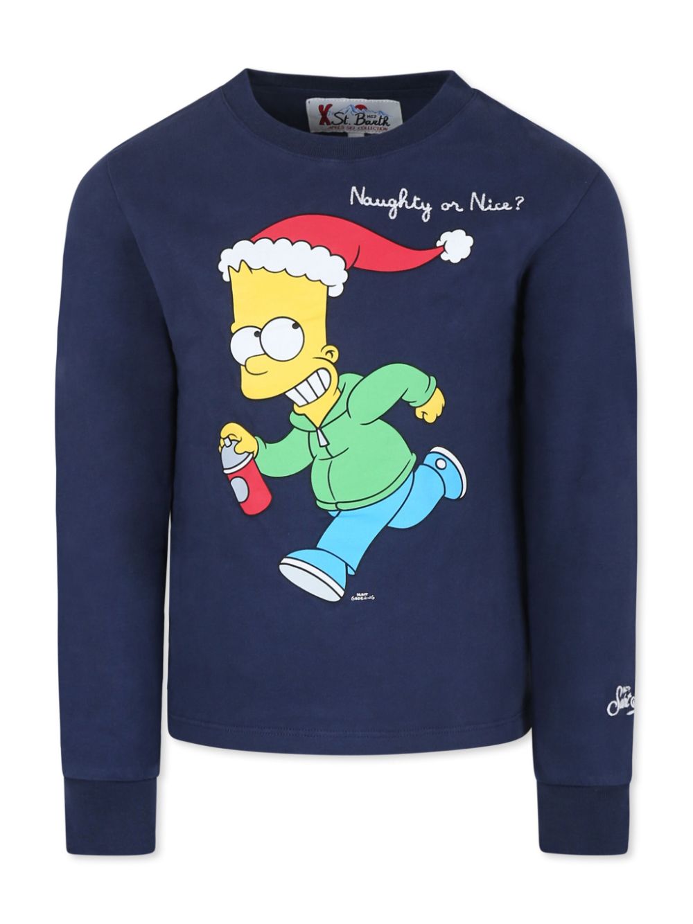 MC2 Saint Barth Kids x The Simpsons printed sweatshirt - Blue