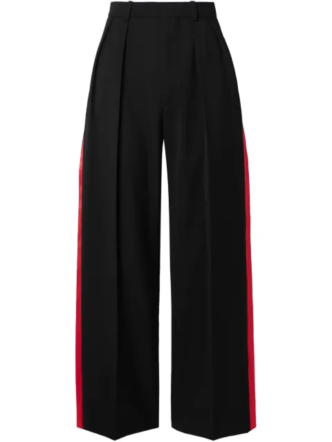 WARDROBE.NYC pantalones palazzo con rayas laterales