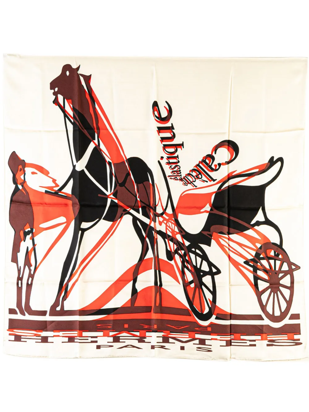 Hermes 2020-2023 Caleche Elastique Silk Scarf scarves Women