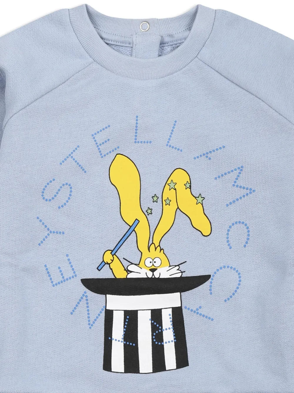 Stella McCartney Kids Sweater met print Blauw