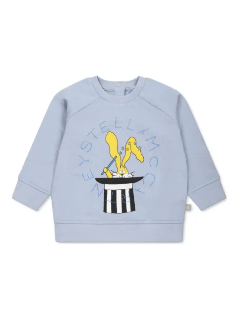 Stella McCartney Kids Felpa con stampa grafica