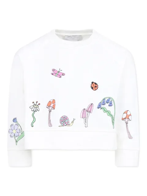 Stella McCartney Kids illustration-style print sweater 