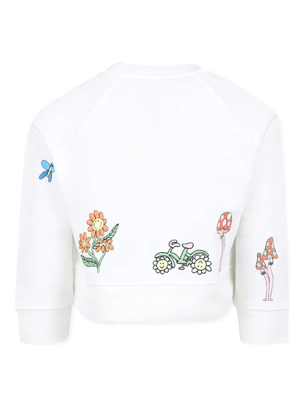 stellamccartneykids Stella McCartney Kids Trui met print - Wit