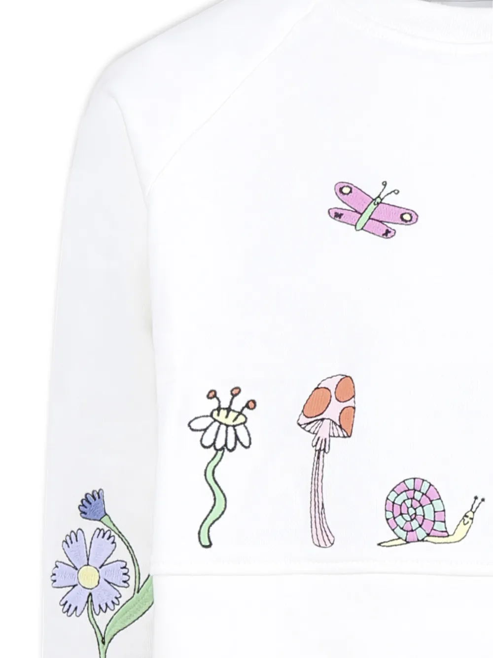 Stella McCartney Kids Trui met print Wit