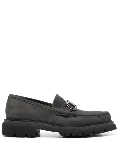 Ferragamo лоферы с декором Gancini